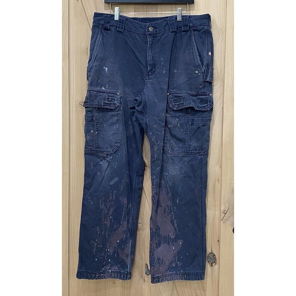 Duluth Distressed Cargo Pants 38x32 Mens Work - Picture 8 of 9